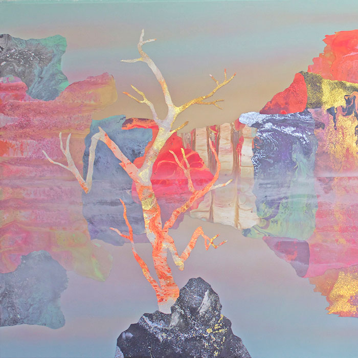 Kate-Shaw-painting-Charcoal-Maralinga